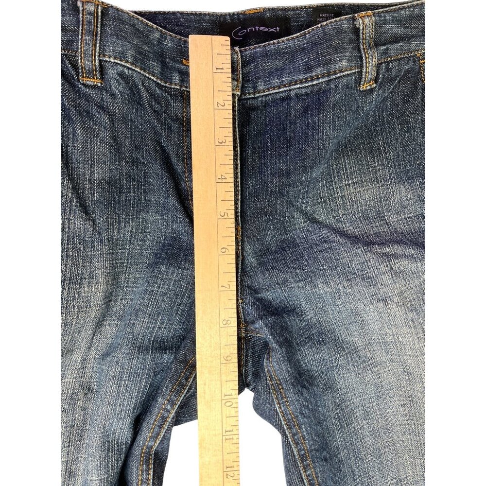Context Size 4 Blue Cotton Jeans Context Jeans Woman Size 4 Blue Denim 84a - Picture 4 of 12